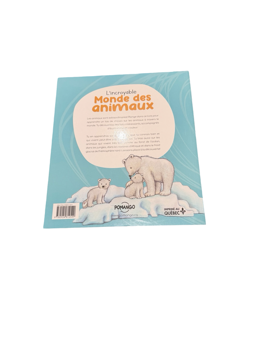 NEUF* Livre Pomango - L'incroyable monde des animaux
