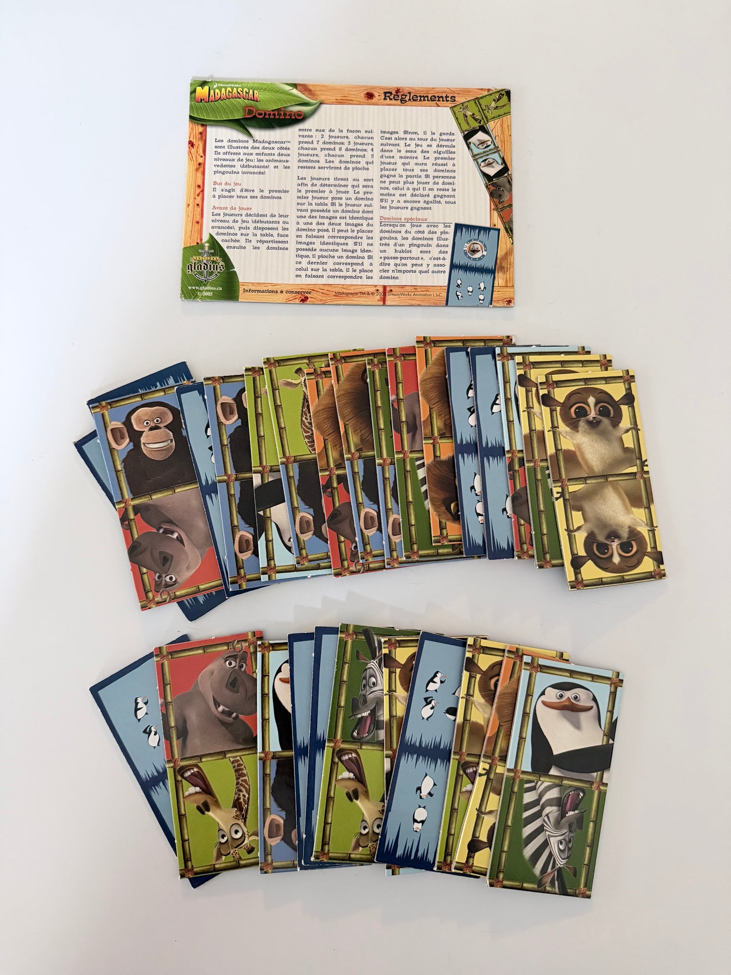 Jeu Madagascar - complet