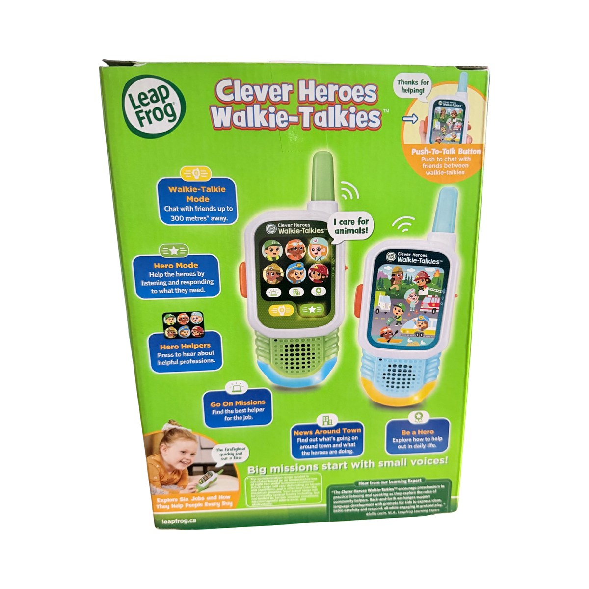NEUF* Walkie-Talkies Leap Frog