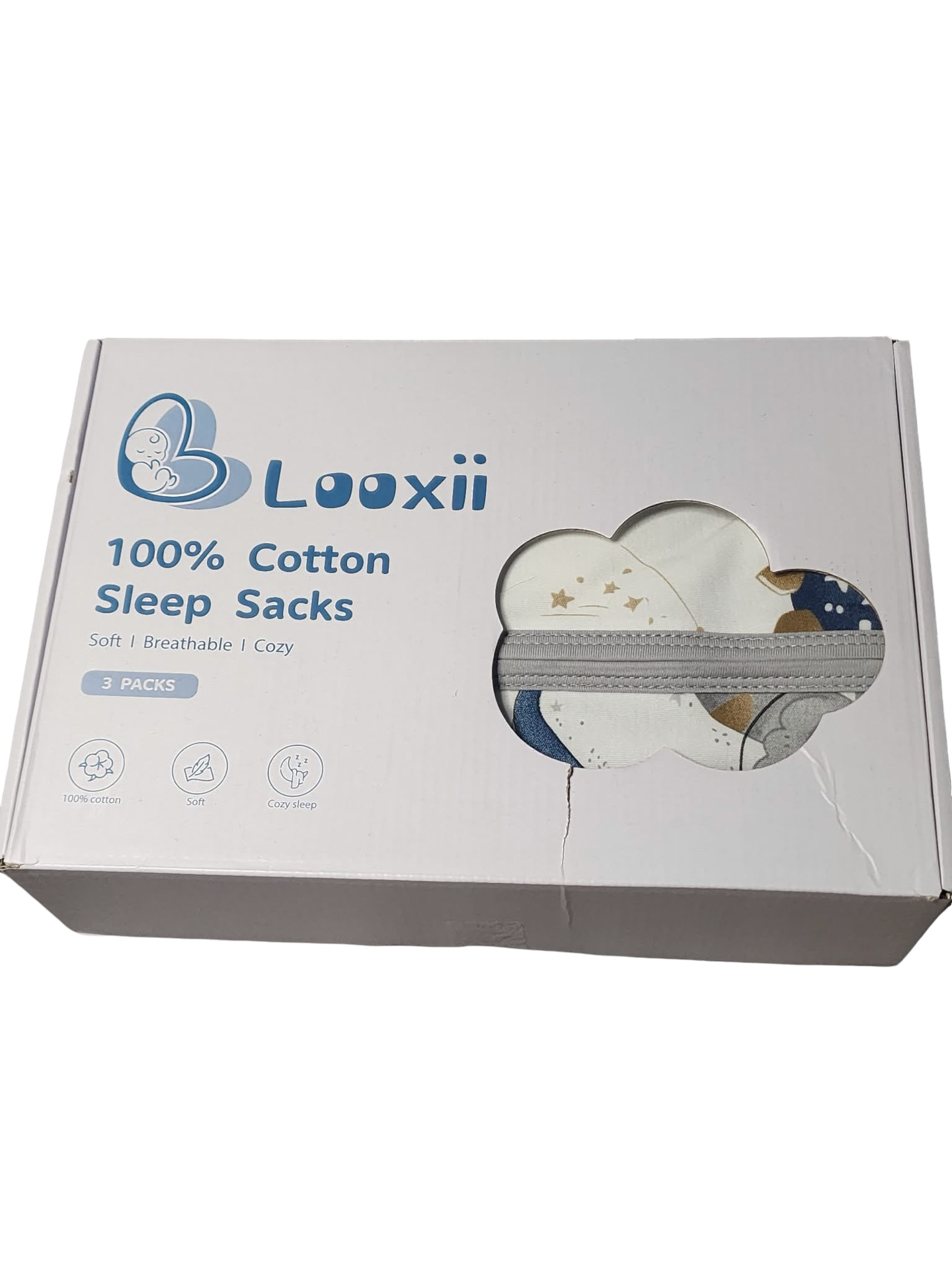 NEUF* Ensemble de 3 gigoteuse "sleep sack" Looxii - 12/18 mois