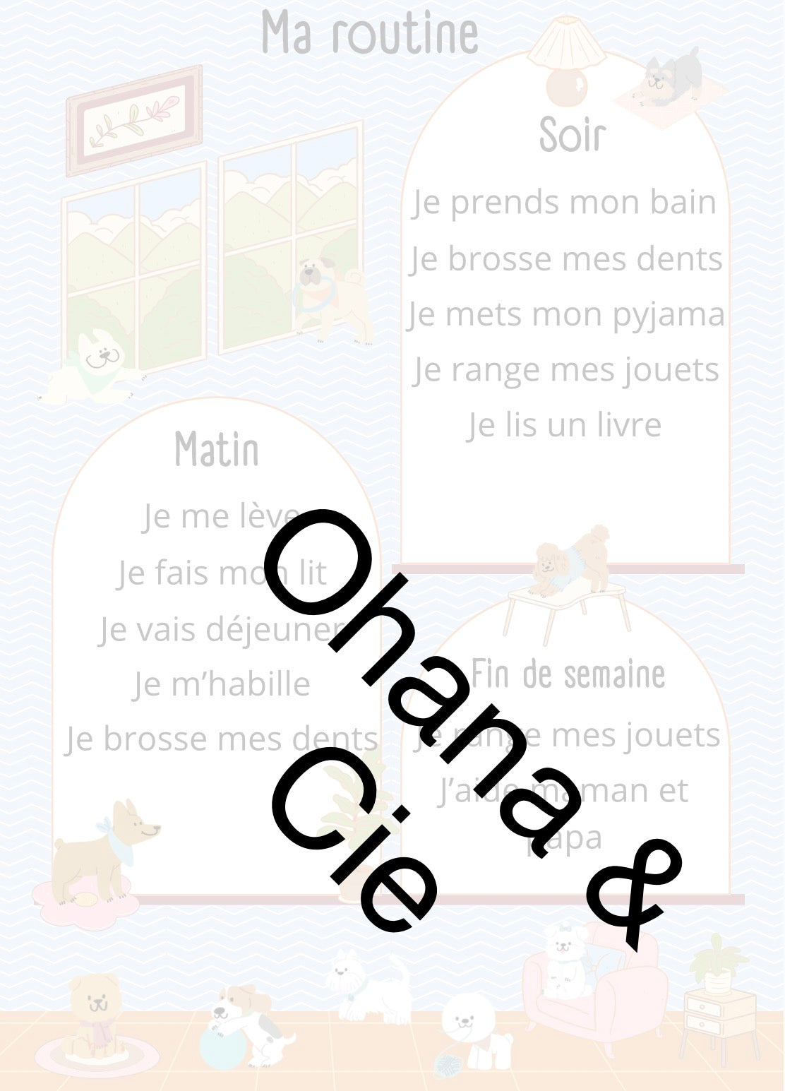 Fichier Digitale - Ma routine (chien)