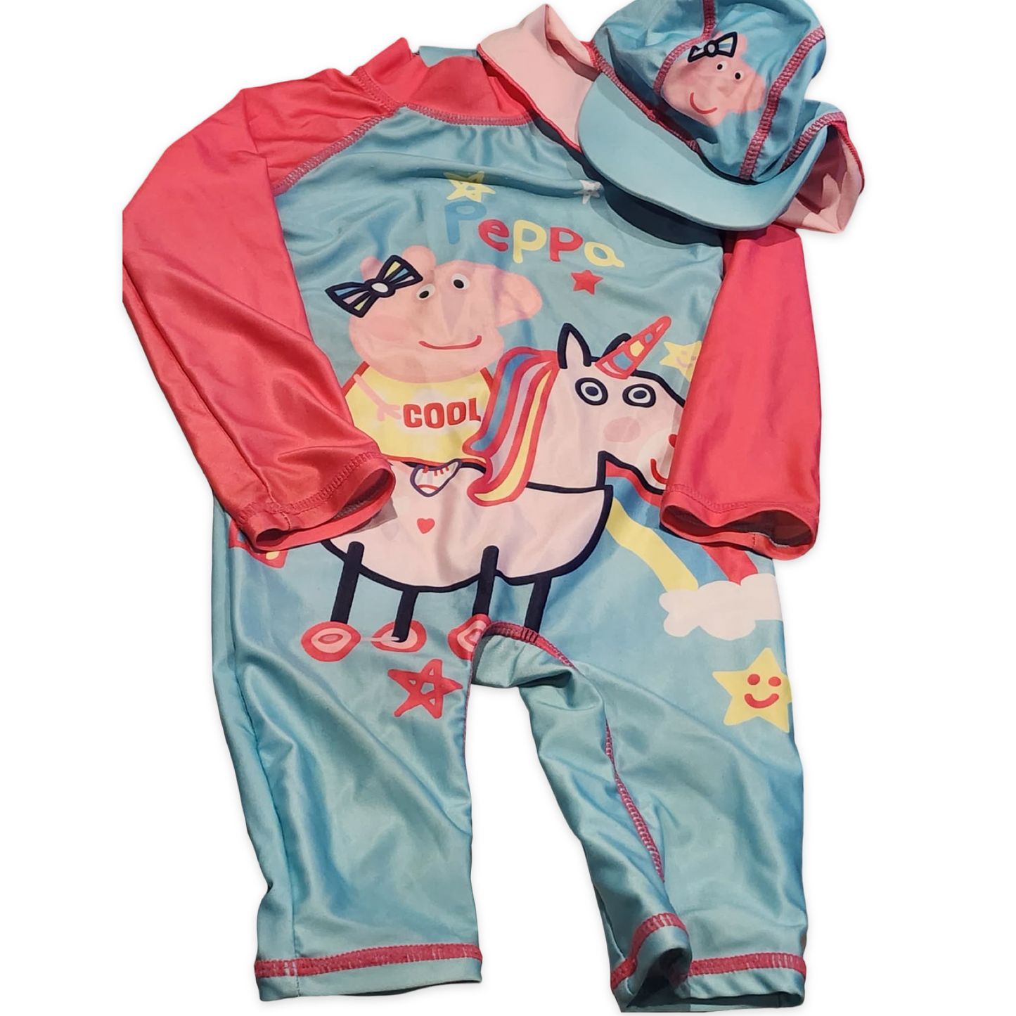 Maillot & chapeau Peppa cochon - 18/24 mois