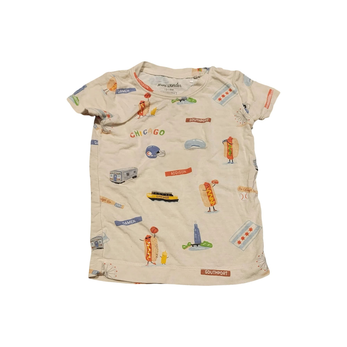T-Shirt Mini Wonders (bambou) - 12/18 mois (EE)