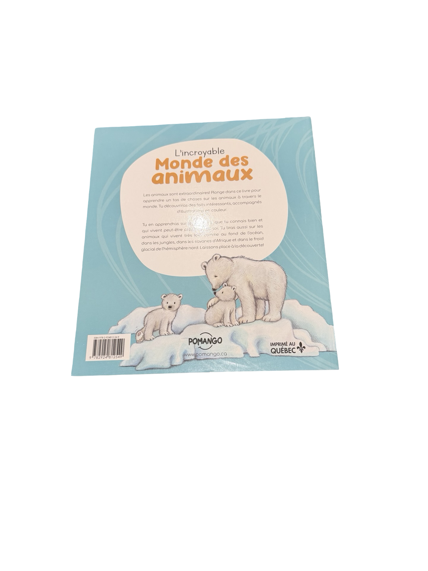 NEUF* Livre Pomango - L'incroyable monde des animaux