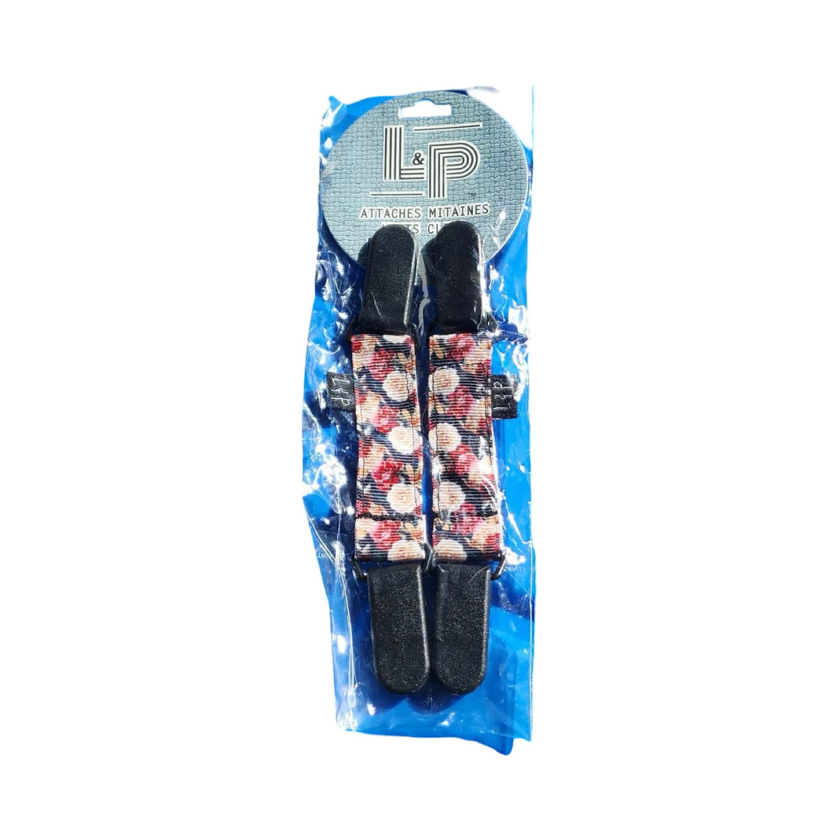 NEUF* Attache Mitaine L&P - Fleur