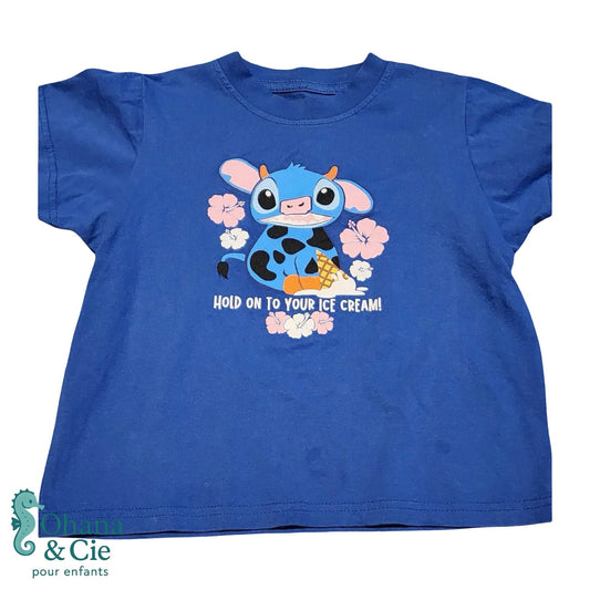 T-Shirt Too cute for moo! - 5/6T
