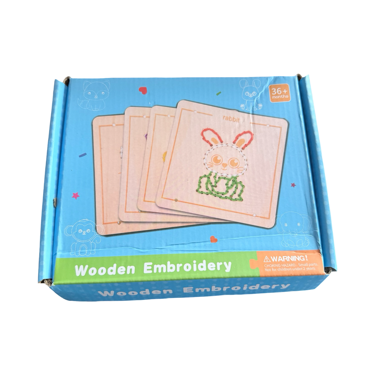 NEUF* Ensemble Broderie de bois (pour enfants)