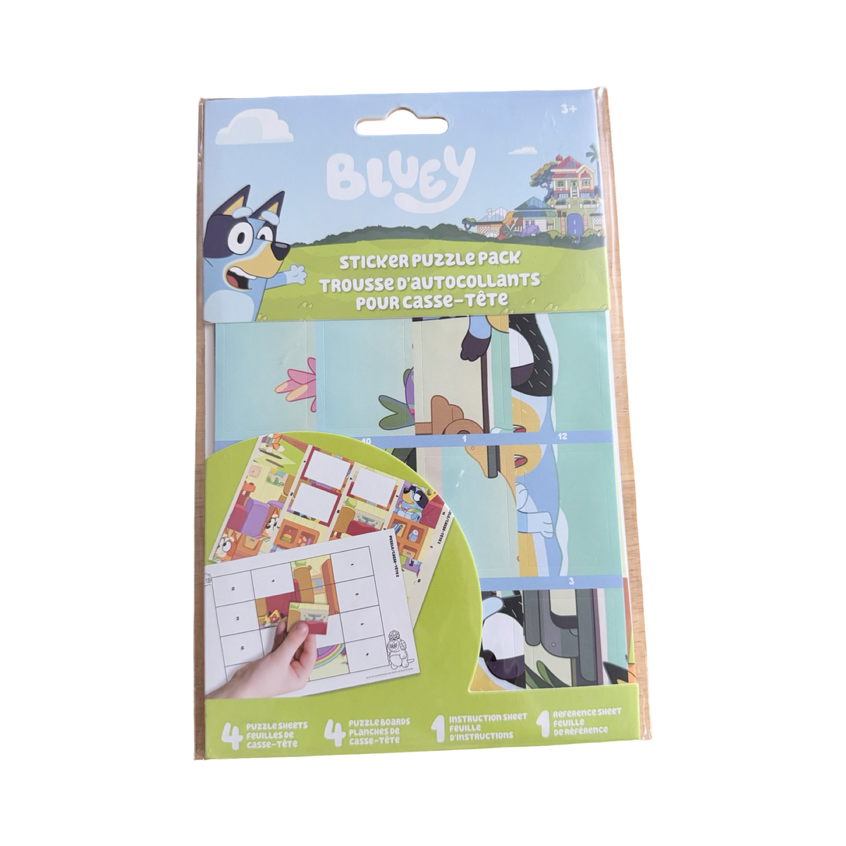 NEUF* 4 casse-têtes collants - Bluey