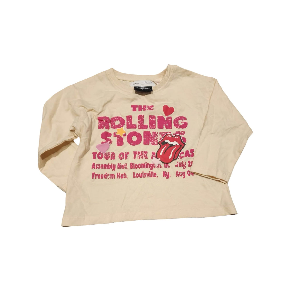 Chandail ZARA x Rolling Stone - 2T (EE)