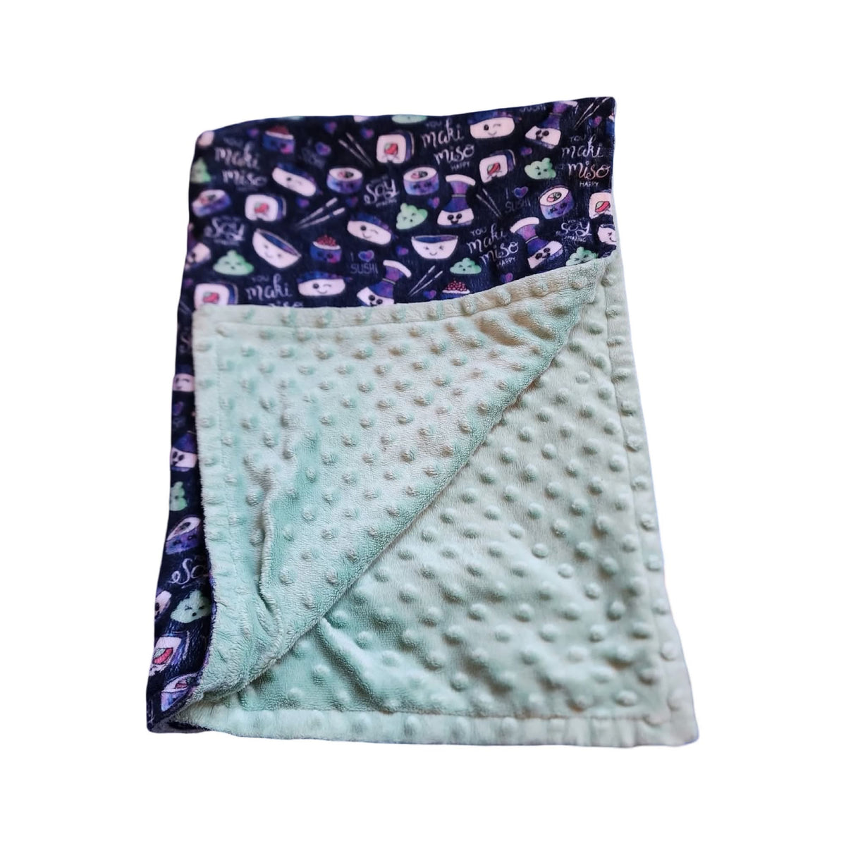 Couverture Minky Sushi