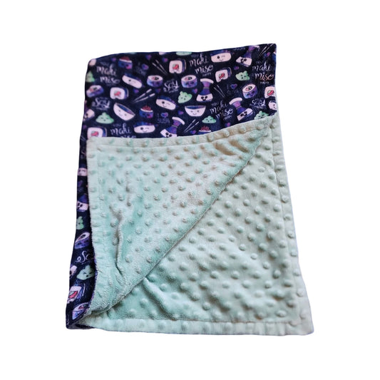 Couverture Minky Sushi