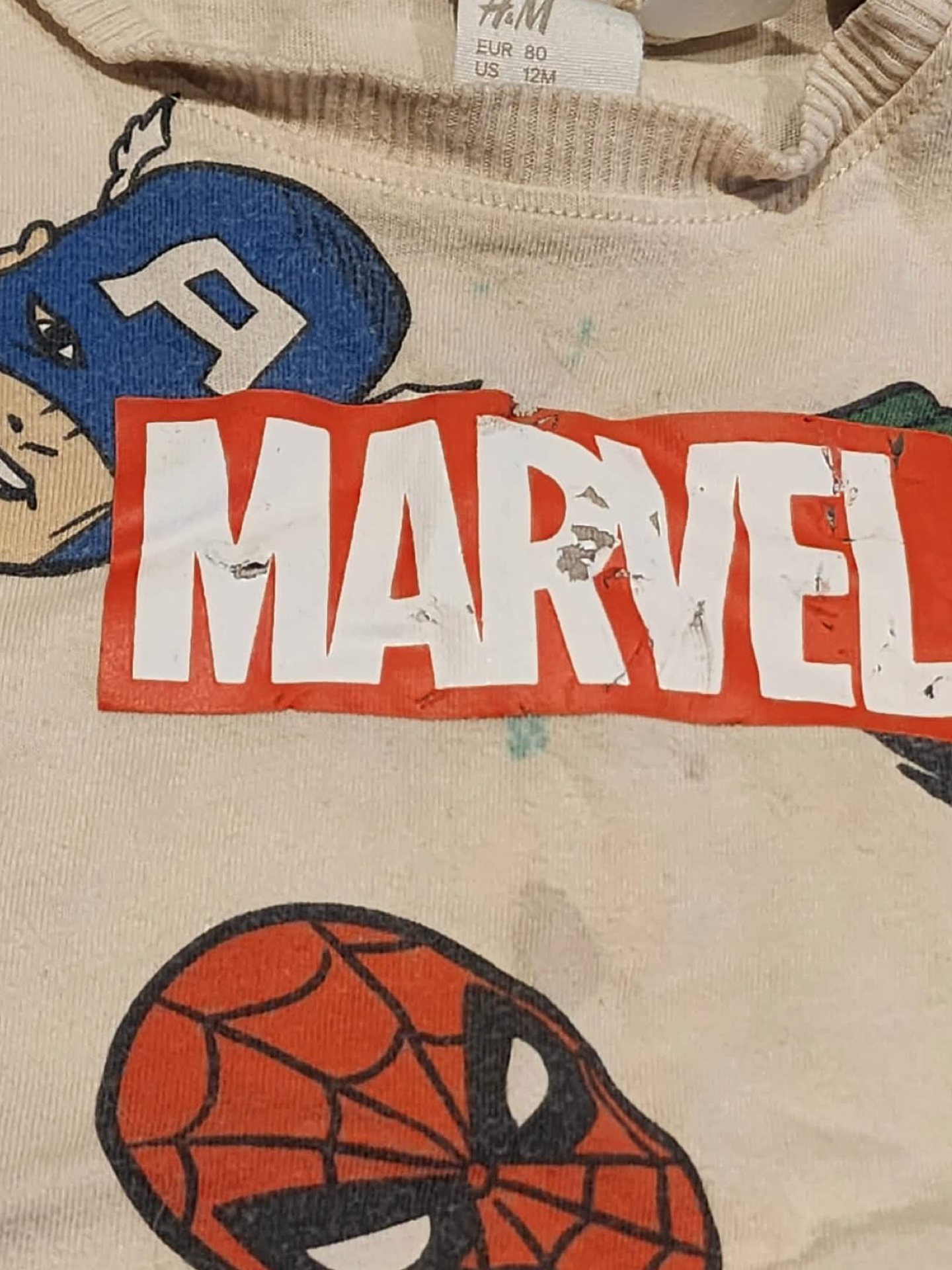 Ensemble H&M x Marvel - 9/12 mois