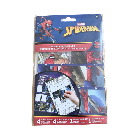 NEUF* 4 casse-têtes collants - Spiderman