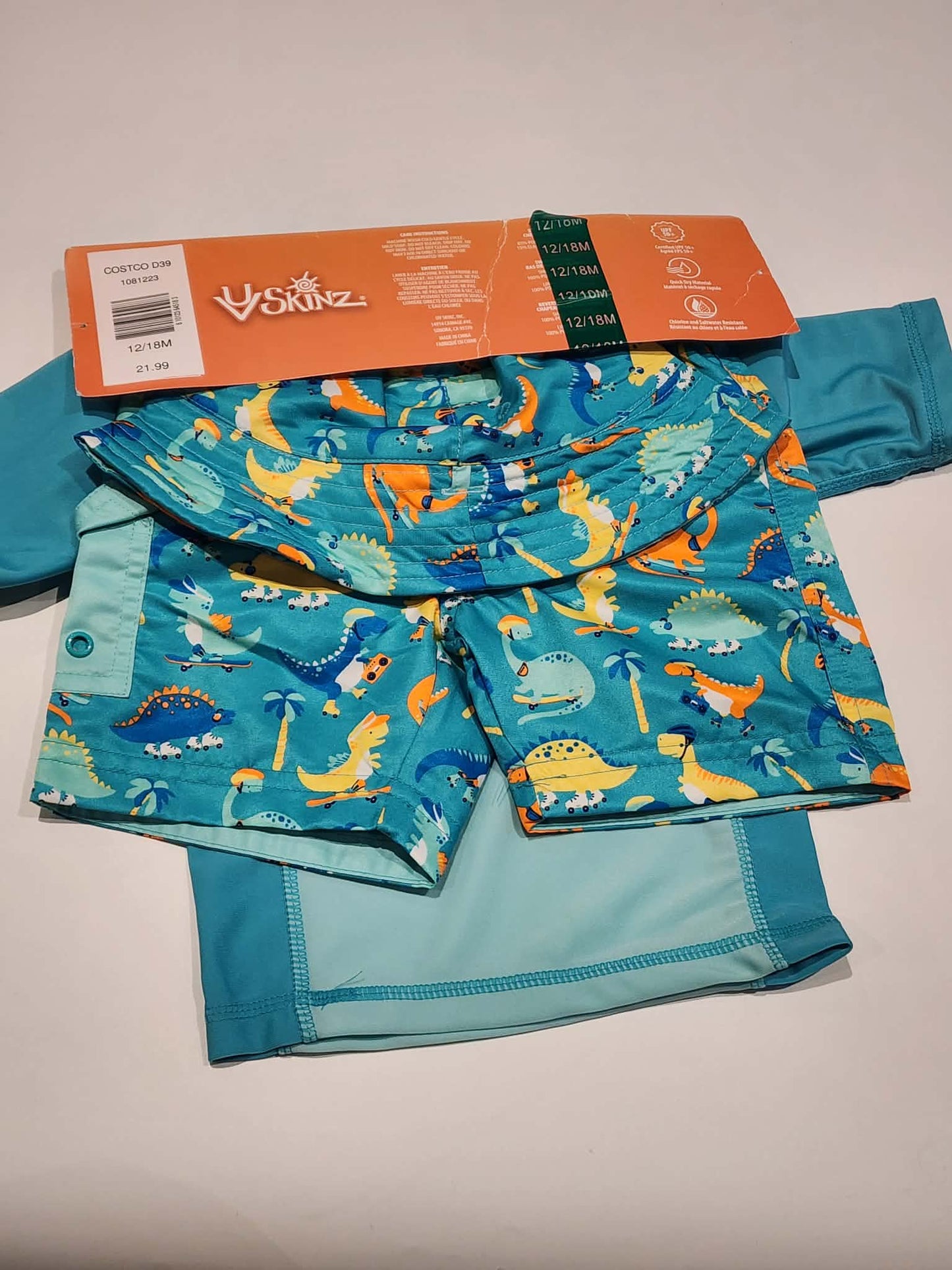 NEUF* Maillot UV Skinz - 12/18 mois