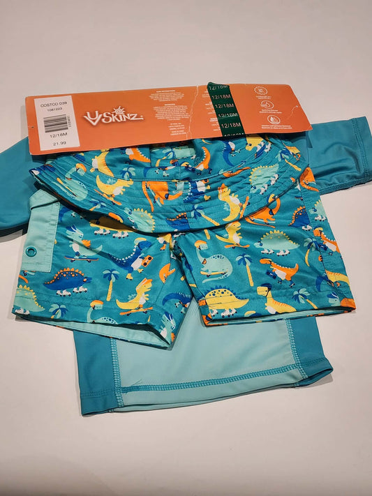 NEUF* Maillot UV Skinz - 12/18 mois