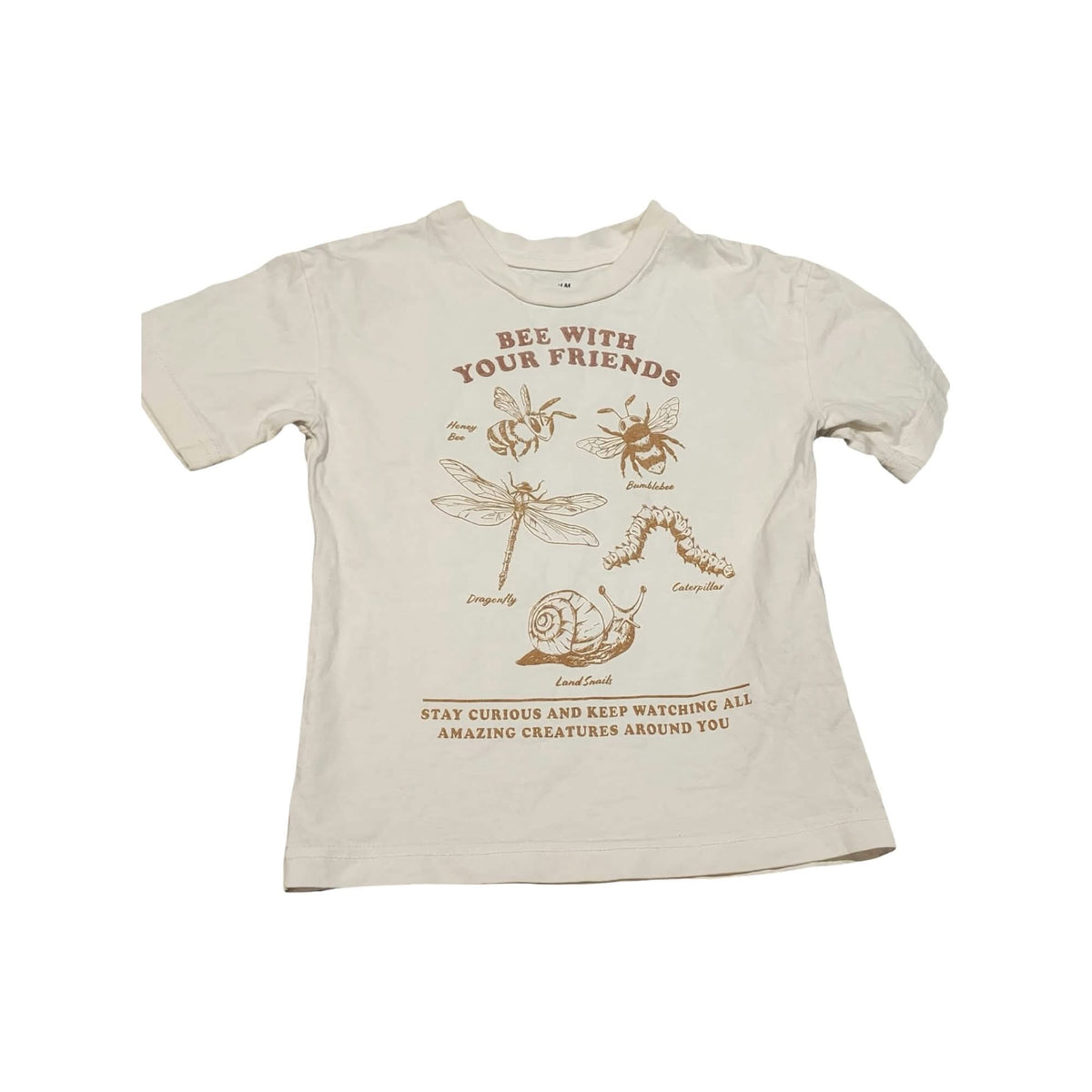 T-Shirt H&M - 2/4T (BEG)