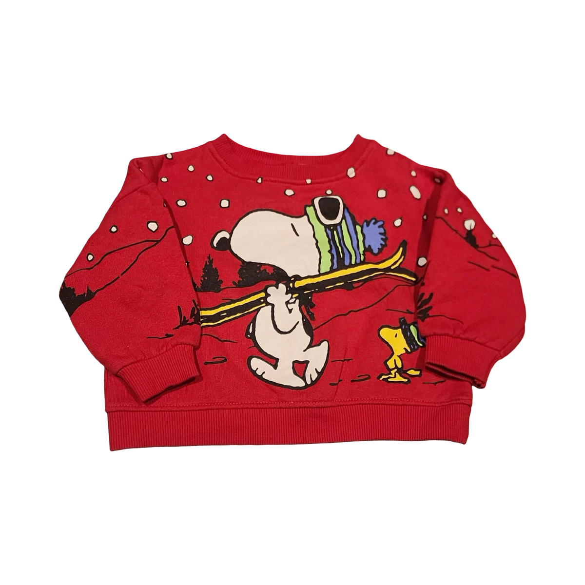 Crewneck ZARA x Snoopy - 9/12 mois (BEG - fait court)